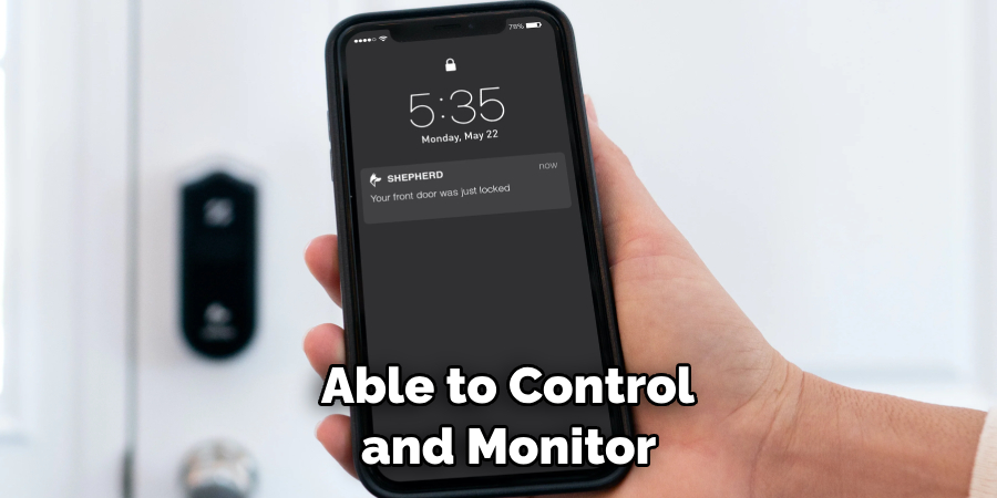  Able to Control and Monitor