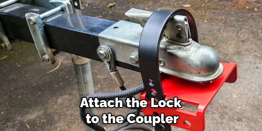 Attach the Lock to the Coupler