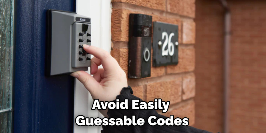 Avoid Easily Guessable Codes