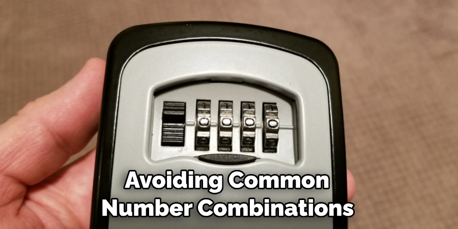  Avoiding Common Number Combinations