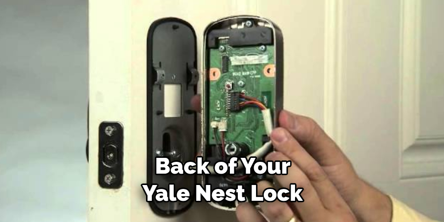  Back of Your Yale Nest Lock
