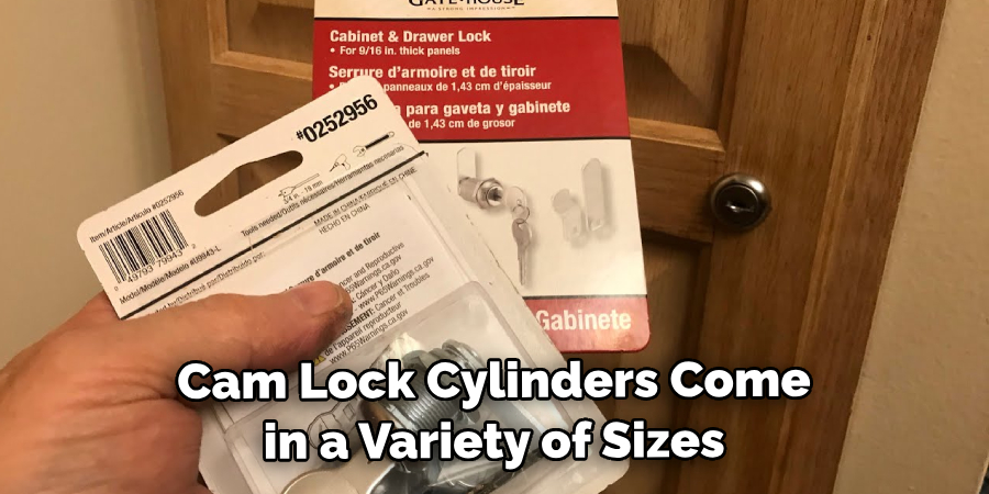 Cam Lock Cylinders Come in a Variety of Sizes