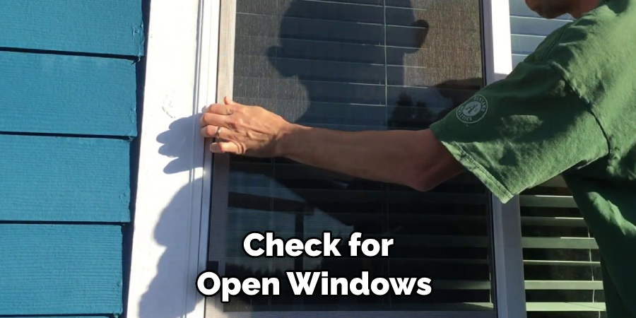  Check for Open Windows 