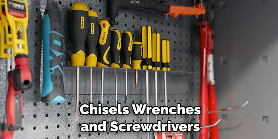  Chisels Wrenches and Screwdrivers