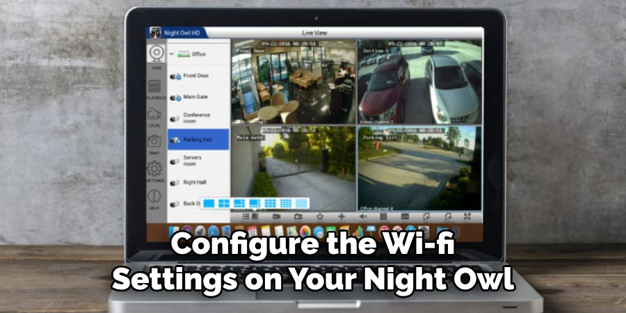 Configure the Wi-fi Settings on Your Night Owl