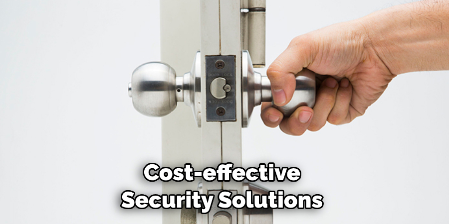 Cost-effective Security Solutions 