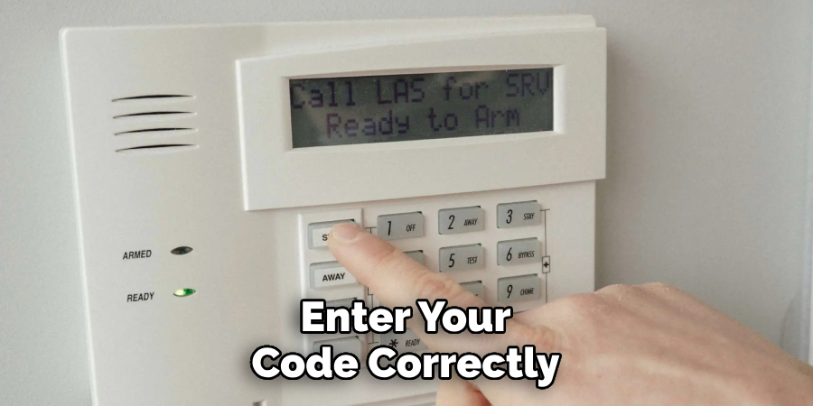 Enter Your Code Correctly