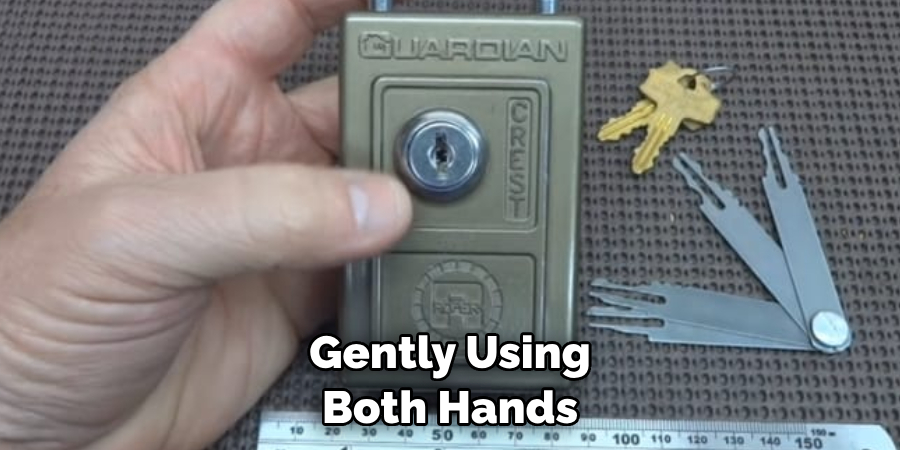 Gently Using Both Hands 