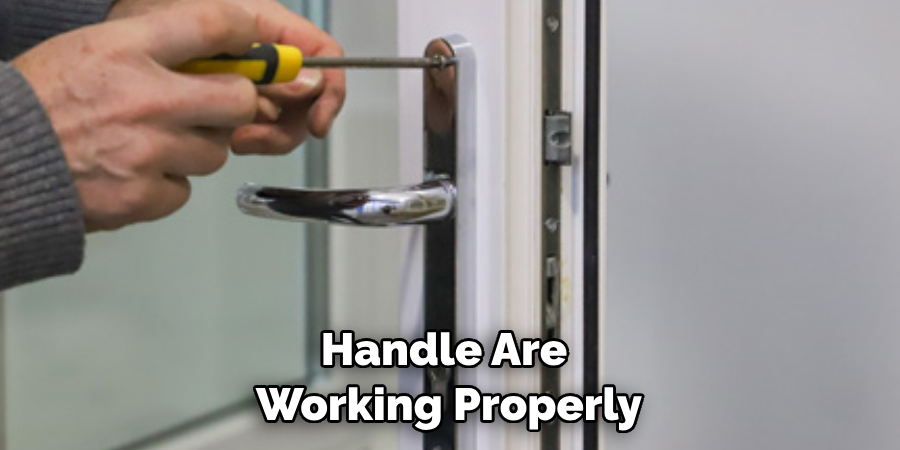 Handle Are Working Properly