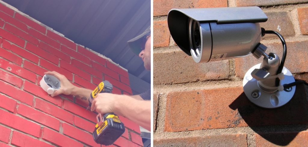 How to Install Security Camera on Brick Wall