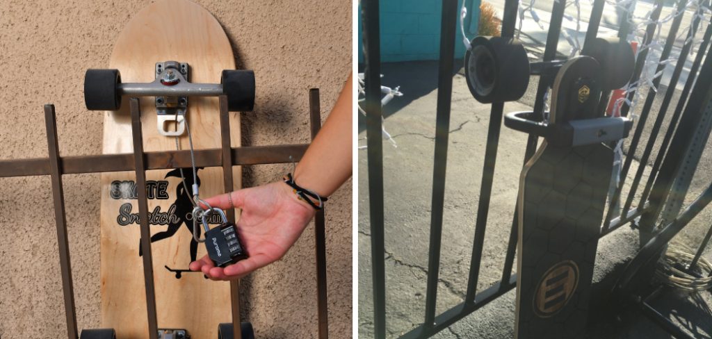 How to Lock Up a Skateboard