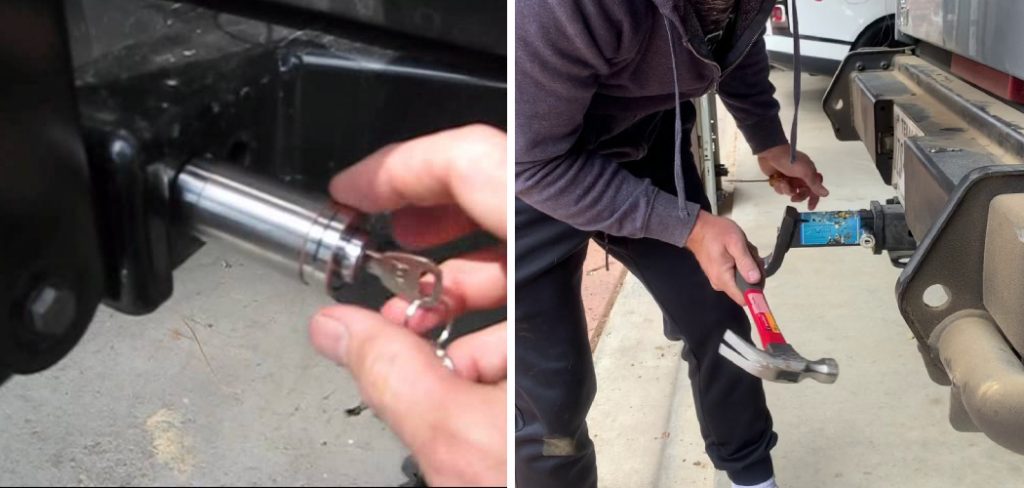 How to Remove a Trailer Hitch Lock