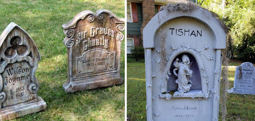 How to Secure Foam Tombstones