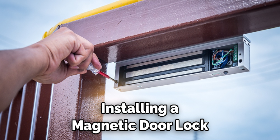 Installing a Magnetic Door Lock