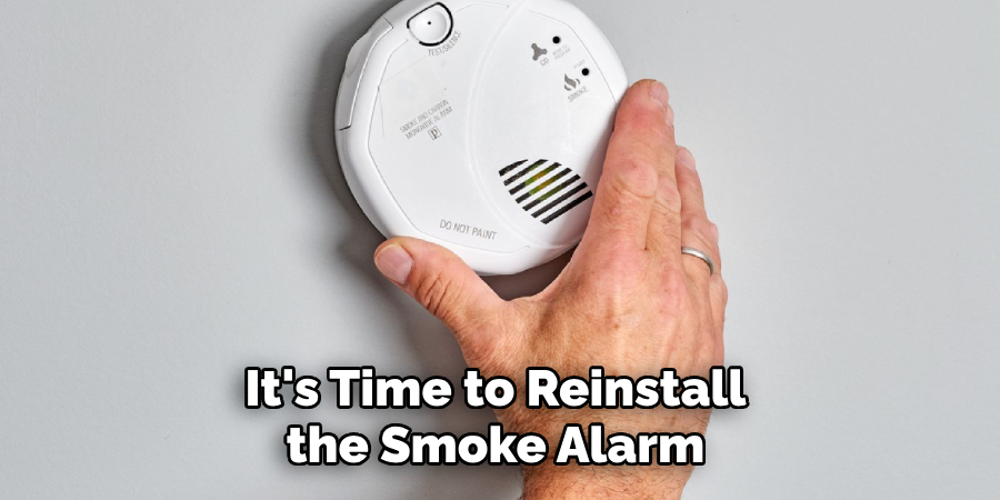 It's Time to Reinstall the Smoke Alarm