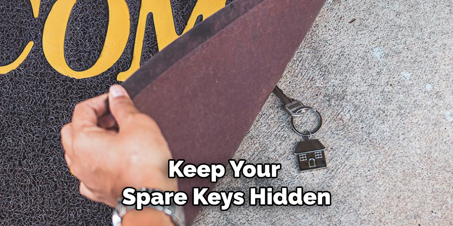 Keep Your Spare Keys Hidden