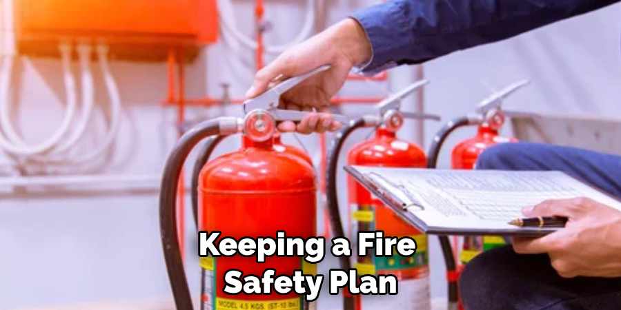 Keeping a Fire Safety Plan