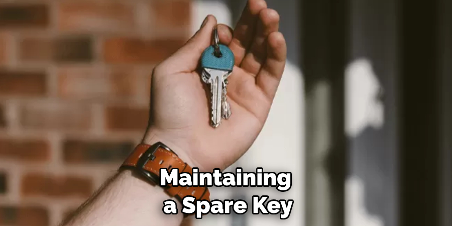 Maintaining a Spare Key