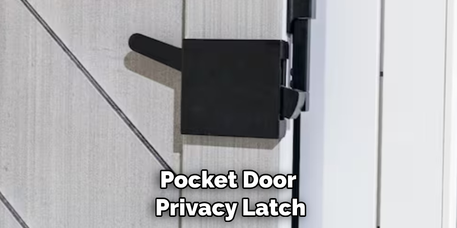 Pocket Door Privacy Latch