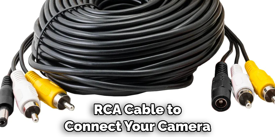 Rca Cable to Connect Your Camera
