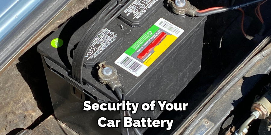 Security of Your Car Battery