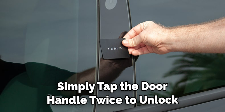 Simply Tap the Door Handle Twice to Unlock