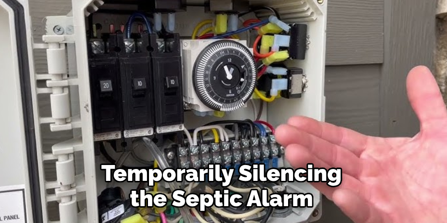 Temporarily Silencing the Septic Alarm