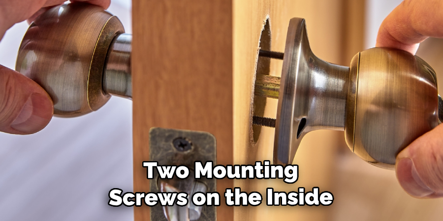 Two Mounting Screws on the Inside