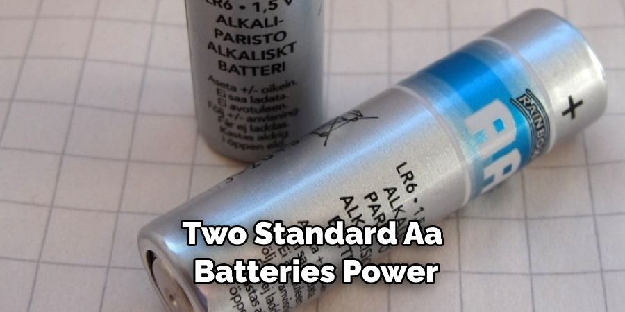 Two Standard Aa Batteries Power