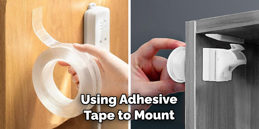 Using Adhesive Tape to Mount