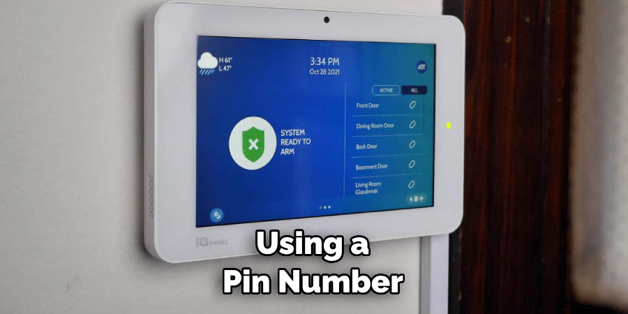 Using a Pin Number 