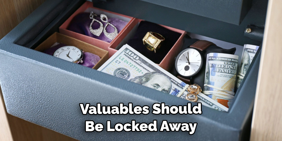 Valuables Should Be Locked Away