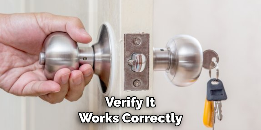  Verify It Works Correctly