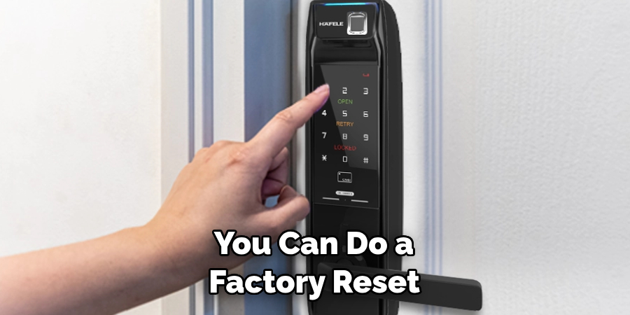  You Can Do a Factory Reset