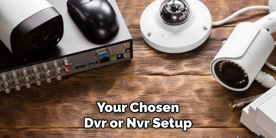 Your Chosen Dvr or Nvr Setup