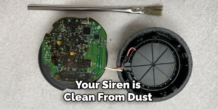 Your Siren is Clean From Dust