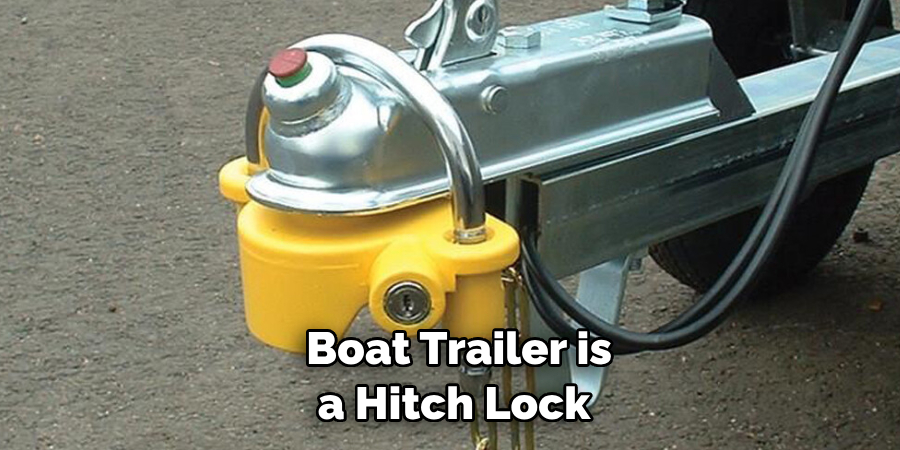  Boat Trailer is a Hitch Lock