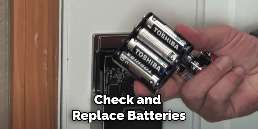 Check and Replace Batteries