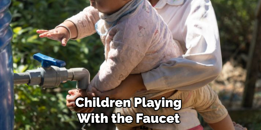 Children Playing With the Faucet 