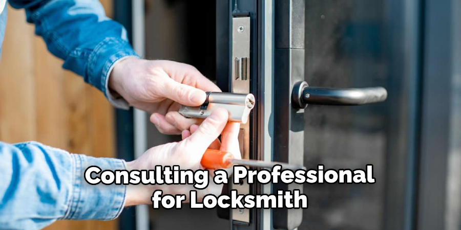 Consulting a Professional for Locksmith