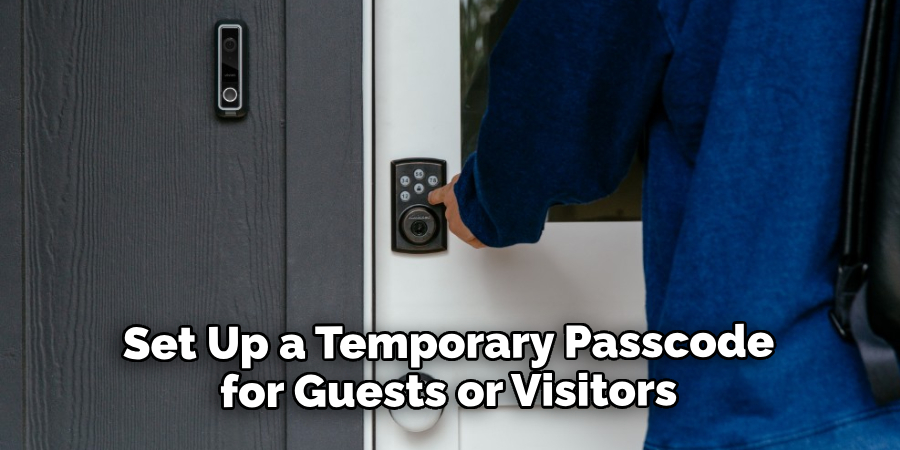 Set Up a Temporary Passcode for Guests or Visitors