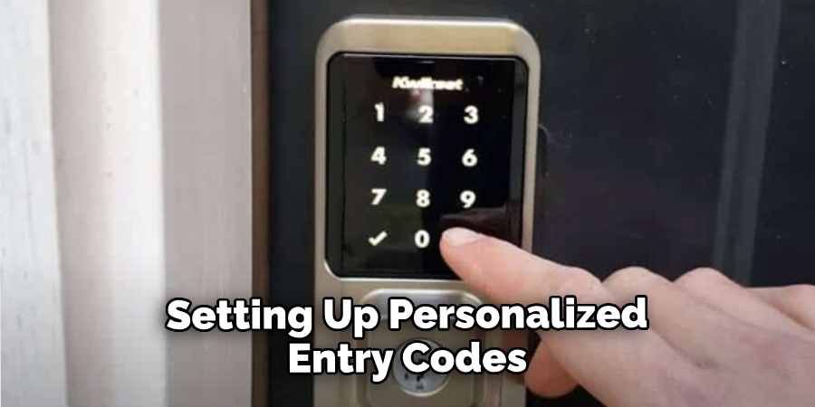 Setting Up Personalized Entry Codes