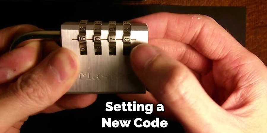  Setting a 
New Code