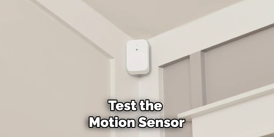 Test the Motion Sensor