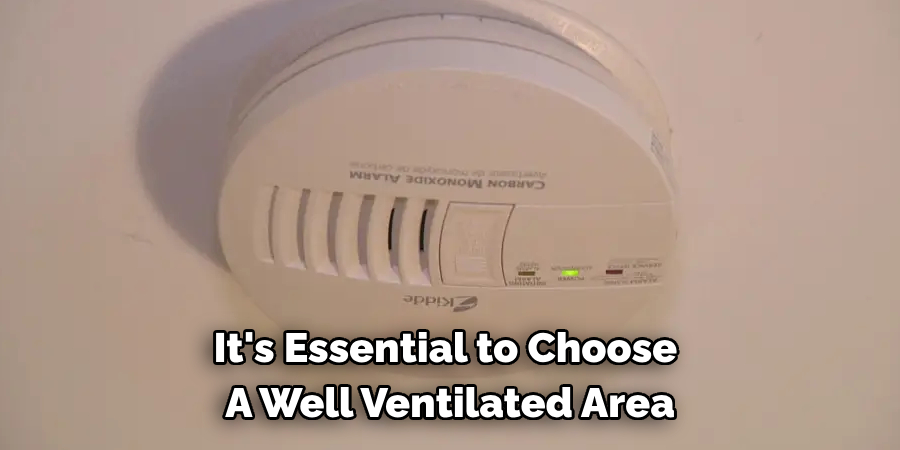 It's Essential to Choose 
A Well-ventilated Area