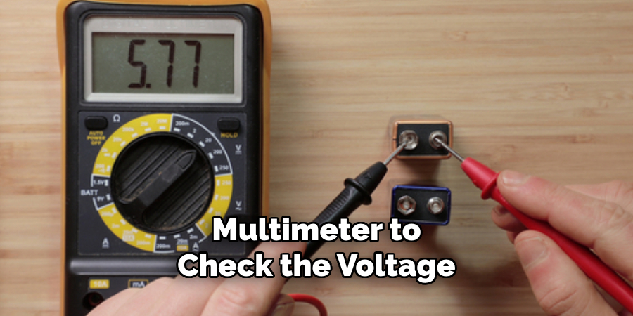 Multimeter to Check the Voltage