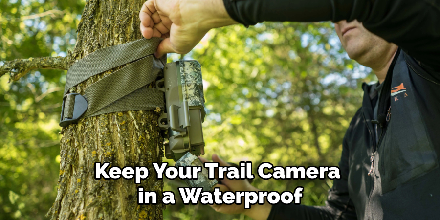 Keep Your Trail Camera in a Waterproof