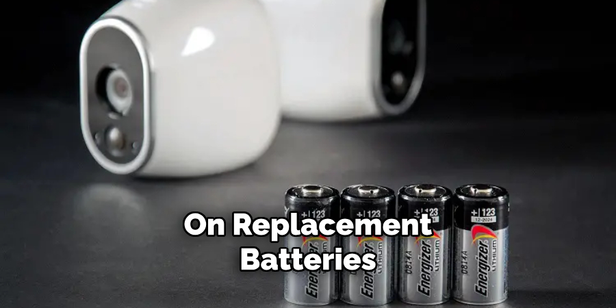 On Replacement Batteries