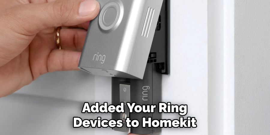 Added Your Ring Devices to Homekit