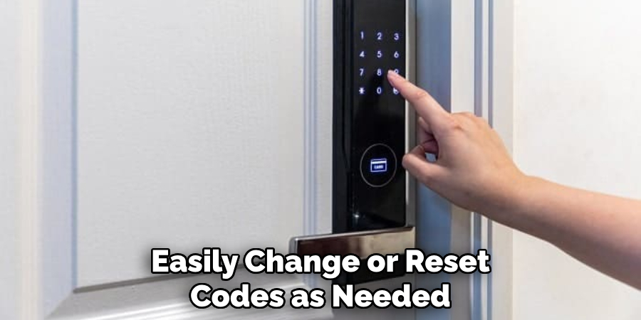 Easily Change or Reset Codes as Needed